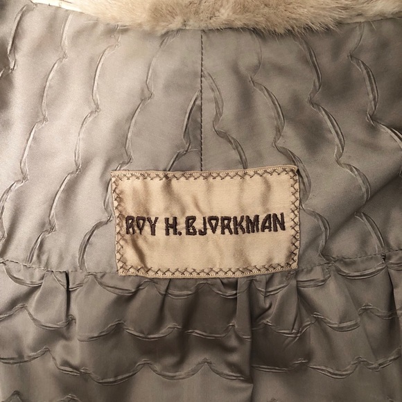 VTG 40s Blond Mink Fur Cape - Picture 10 of 16